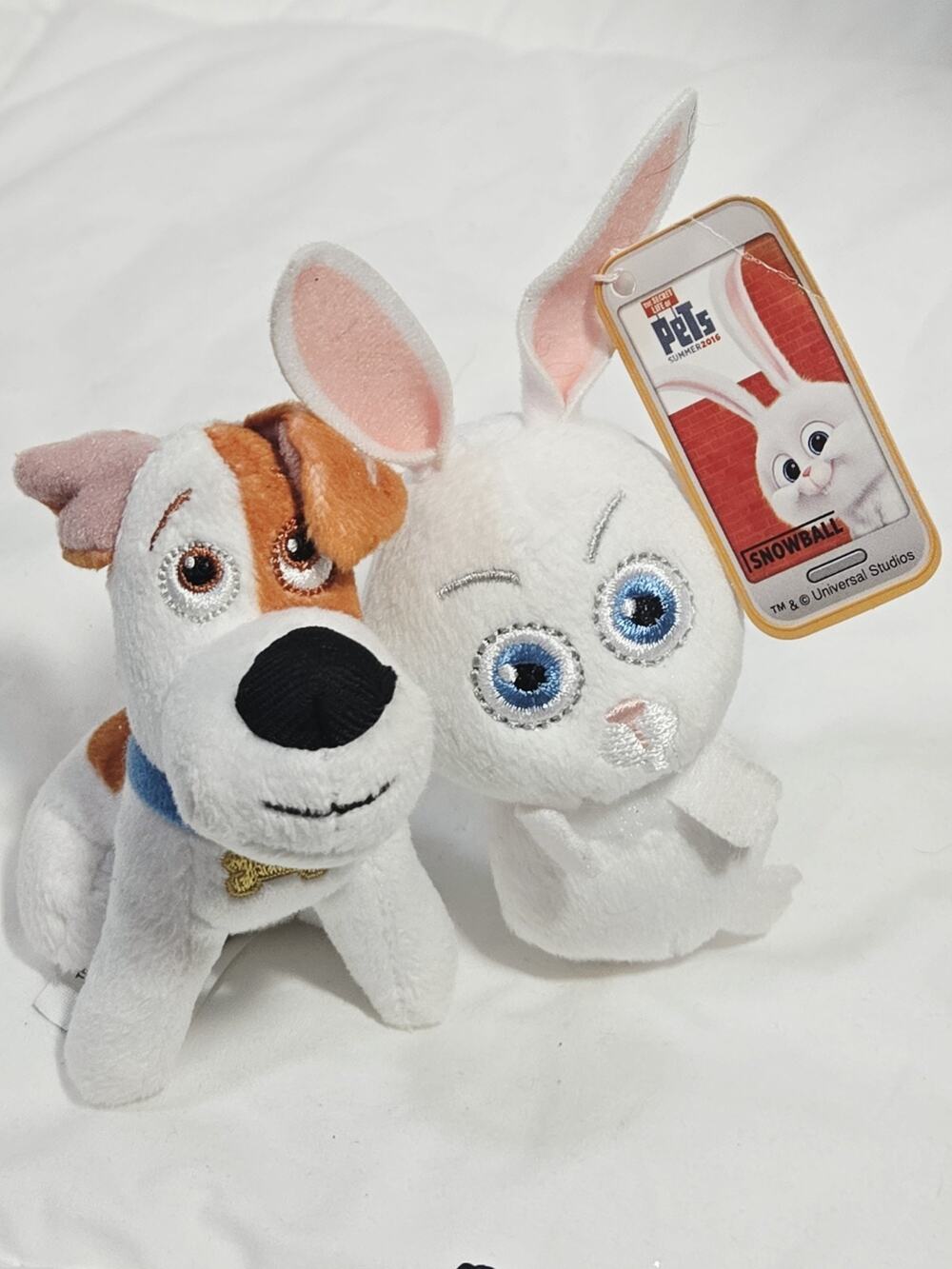 Max Dog Puppy Bunny The Secret Life of Pets Mini Stuffed Happy Meal Retired